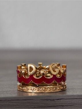 Dolce & Gabbana Gold Toned Ring
